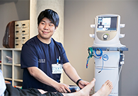 担当制の理学療法士によるリハビリテーション